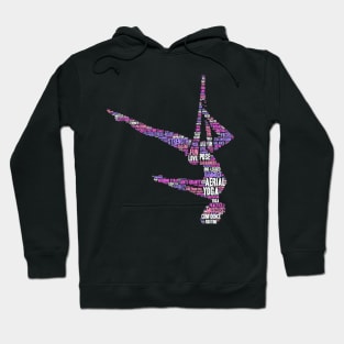 Aerial Yoga Pose Hoodie